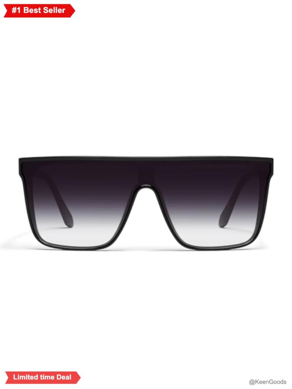Square Sunglasses Full Frame UV400 Protection Lightweight Plastic Unisex